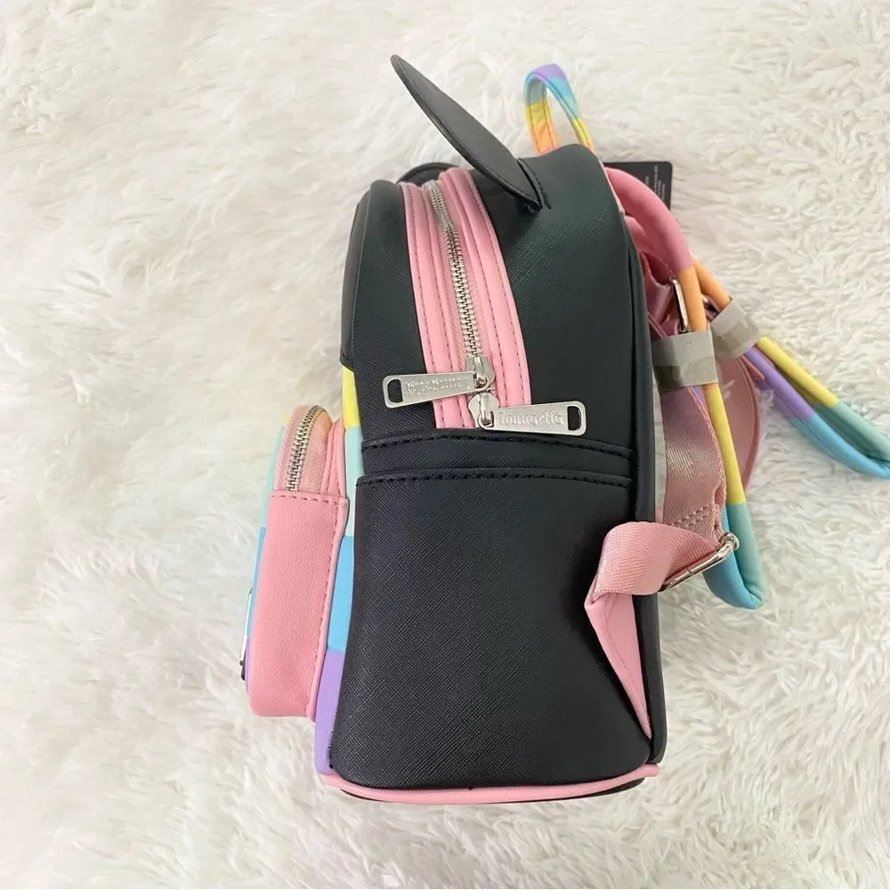 Loungefly Disney Mickey Mouse Pastel Rainbow Mini Backpack 🌈